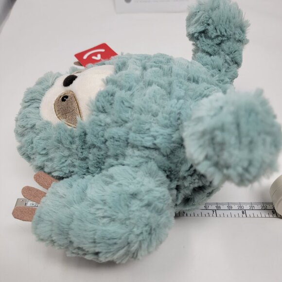 Aurora Cactus Sloth Plush Soft Fluffy Green Sloth 10" - Picture 8 of 8